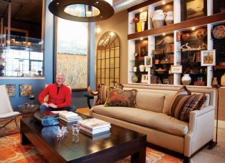 Design Aficionado, Rik Lalim, Shows Off His North Loop Loft Rik-Lalim_Living-Room-Art