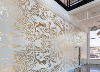 Idea to Steal: Golden Rorschach Wall Ideas to Steal Golden Rorschach