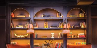 Idea to Steal: Glowing Basement Bookshelves at The Library at Marin