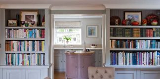 Kitchen bookshelf