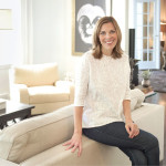 Comfort and Quality in Brenda Westphal’s Tangletown Home Brenda Westphal Sitting on her Couch