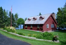 12th Annual Lundie Vacation Home Tour Merges Signature Architecture with North Shore Sightseeing restored Lundie cabin side