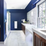 Hagstrom builders bathroom remodel with marble and tile