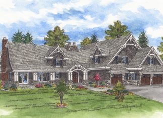 2016 Luxury Remodeling Tour: Lecy Bros. Homes & Remodeling Lecy Bros exterior rendering of remodeled orono home