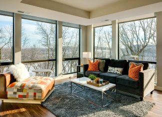 2016 Luxury Loft & Condo Tour: The Island Residences at Carlson Center Large Sunroom at Island Residences