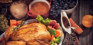 Thanksgiving Table Do’s and Don’ts A Thanksgiving table with a full spread.
