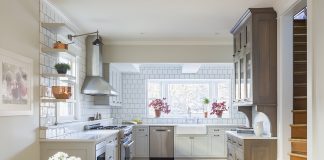 Dark, Disconnected Kitchen Transformed into Spacious, Light and Open Room