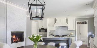 Edina Kitchen Gets Sophisticated Update with White and Shades of Blue