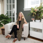 Owner of Munster Rose, Jackie Reisenauer, Takes Us Inside Her Home A portrait of Jackie Reisenauer, owner of Munster Rose, inside her home.