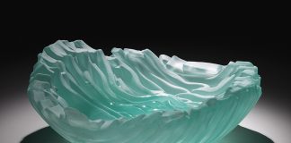 North Shore Art Shows Glass work by Michael Tonder.
