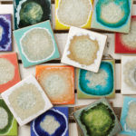 Dock 6 Pottery A collection of colorful coasters by Dock 6 Pottery.
