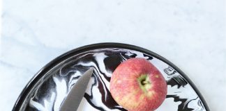 Online to Brick & Mortar Marbled enamel plate, by Bornn, $19.99 @ Flotsam + Fork.