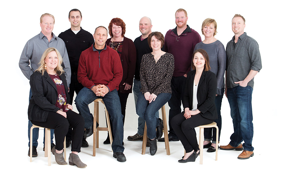 Photo of the Hartman Homes team