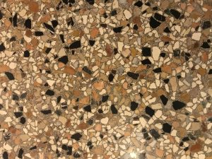 close up of Venetian terrazzo