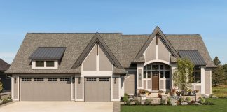 2019 Luxury Home Tour: TJB Homes in Lake Elmo Situated on the edge of the scenic Royal Club championship golf course, the home features a three-car garage and a paver courtyard leading up to the front door. Part of Midwest Home's 2018 Luxury Home Tour.