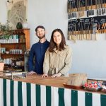 The Goods: Flotsam + Fork Owners (and husband and wife) Joe Hasler and Adrianna Fie at their store, Flotsam + Fork