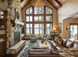 This Rustic-Inspired Cabin Teems With Lakeside Heritage