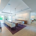 home interior with stone floor by Vetter Stone
