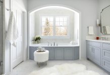 A European-Style Bathroom Makeover by Crystal Kitchen + Bath