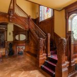 Artisan Spotlight: Crafting Statement Pieces With Minnesota Woodcarver Erik Wyckoff The new newel posts installed in the completed entry foyer.