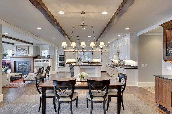 large traditional dining room