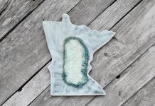 Winter 2026 Product Picks: Gifts Crafted With Care Locally crafted from stoneware ceramic clay, the Minnesota State Geode Glass Handmade Trivet from Dock 6 Pottery adds a touch of artistry—and a dash of state pride—to any table.
