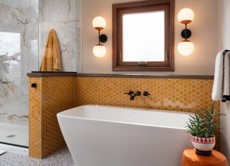 Mid-Century Modernism Inspired This Bathroom Remodel