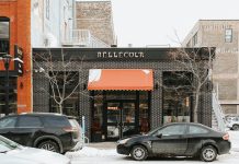 Bellecour’s French Design Transforms the Old into the Neuf The exterior of Bellecour, seen from a snowy street