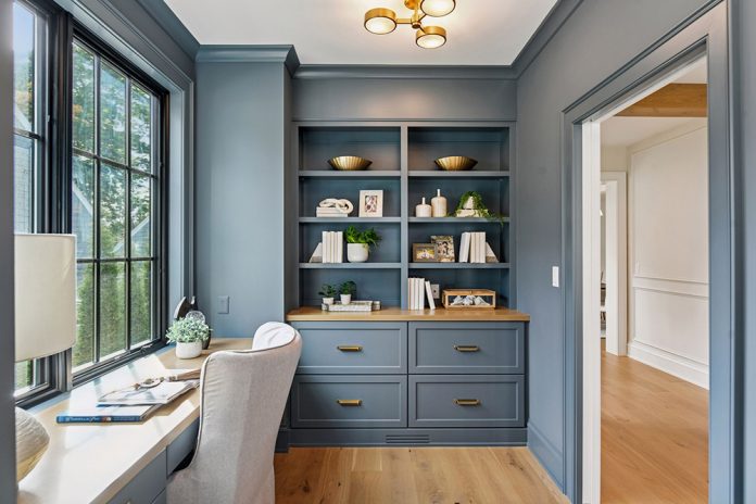 denim blue office
