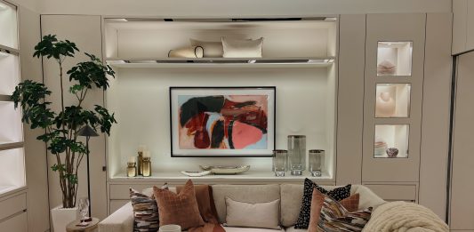 Vivid Home Opens at the Galleria Vivid Home offers an extensive selection of colors, fabrics, and materials for its in-house custom furnishing line.