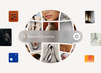 Is Cosmos the New Pinterest? A New Visual Tool Informed by Designers Cosmos search bar