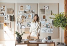 Timber & Tulip to Open a New Studio and Showroom in Northeast Minneapolis in July Timber & Tulip Founder Brianne Rasmussen stands in new studio space.