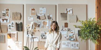 Timber & Tulip to Open a New Studio and Showroom in Northeast Minneapolis in July Timber & Tulip Founder Brianne Rasmussen stands in new studio space.