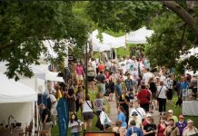 Loring Park Art Festival attendees during the Minneapolis Aquatennial. June 30, 2026