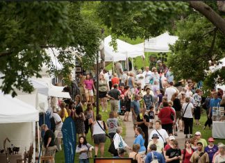 Loring Park Art Festival attendees during the Minneapolis Aquatennial. June 30, 2026