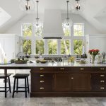 The Kitchen Steals the Show in This Expansive Orono Remodel The kitchen island came from an unexpected place: a piece of furniture the homeowners had been holding in storage for several years, hoping it could someday be used in their house. It was modified to be part of the island, and is now a standout feature of the room.