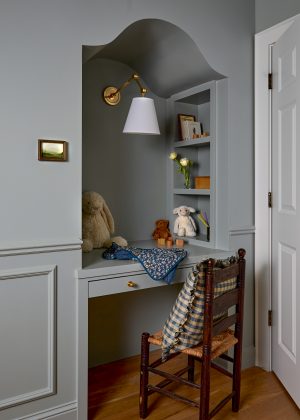 Maintaining the historic home's character was an important consideration in the remodel