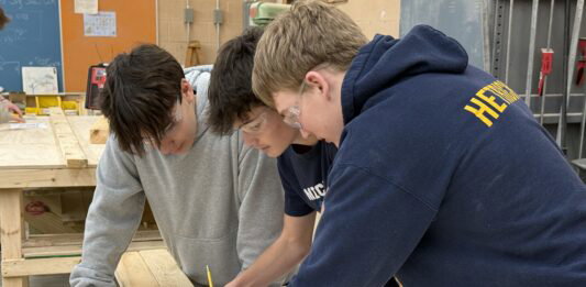 Addressing the Skilled Trades Labor Shortage Through Local Engagement Recipients of the “Explore The Trades Skills Lab, Built by Ferguson” equipment grant program from Hastings High School.