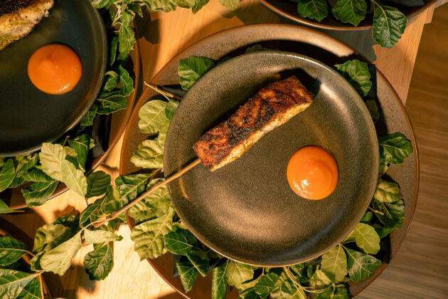 Plated cuisine at Ind&iacute;gena by Owamni. August 19, 2026