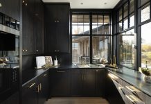 5 Butler’s Pantries That Maximize Style and Storage Natural pours into this butler's pantry to balance the dark cabinetry