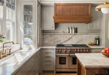 Small Footprint, Big Impact: An Outdated Kitchen’s Stunning Transformation An outdated Minnesota kitchen is transformed, displaying beauty and maximum storage in a compact footprint