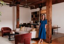 Timber & Tulip’s Brianne Rasmussen Puts the Art of Furniture Design Front and Center Brianne Rasmussen in the back room studio at Timber & Tulip’s new home in the Northeast Minneapolis Northrup King Building.