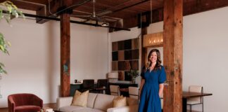 Timber & Tulip’s Brianne Rasmussen Puts the Art of Furniture Design Front and Center Brianne Rasmussen in the back room studio at Timber & Tulip’s new home in the Northeast Minneapolis Northrup King Building.